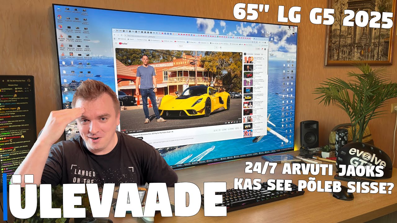 Ostsin omale maailma parima OLED teleri ARVUTI EKRAANIKS - 2025 LG G5 WOLED Ülevaade!