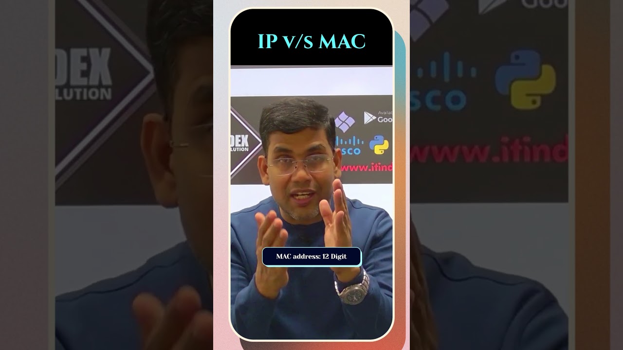 IP vs MAC 🆚 What&rsquo;s the Difference? | 1-Minute Networking Trick | Must Watch