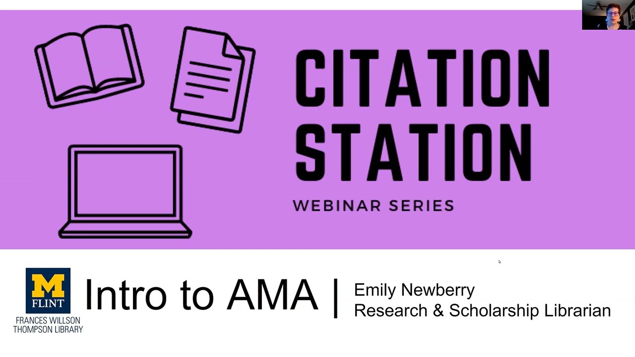 Intro to AMA - Citation Station (F23)