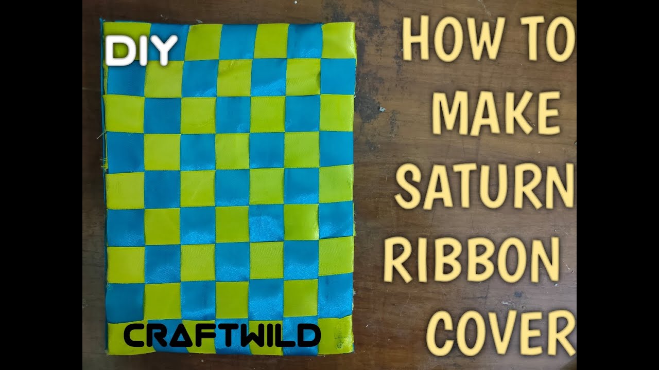 HOW TO MAKE SATIN RIBBON COVER || TAMIL || DIY || BOOK COVER || DECOR WORK || CRAFT WILD