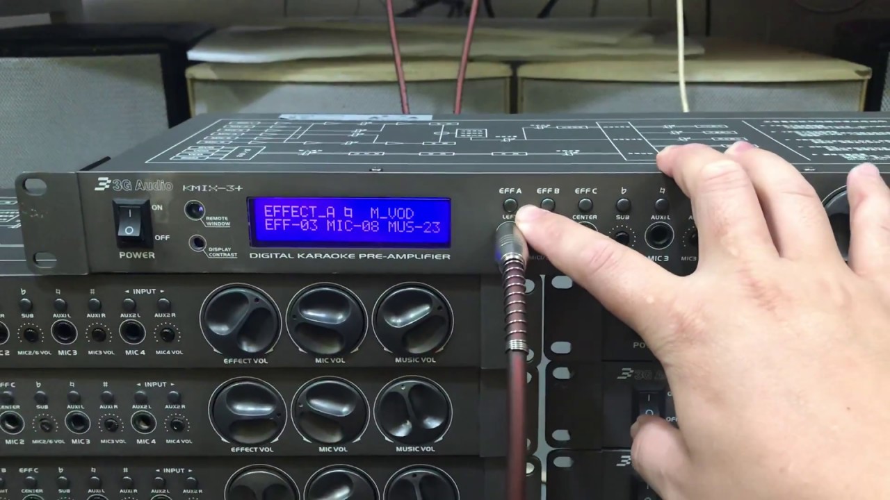 Vang số 3G KMIX-3+ hàng bãi ! Vang số chỉnh thay cực dể