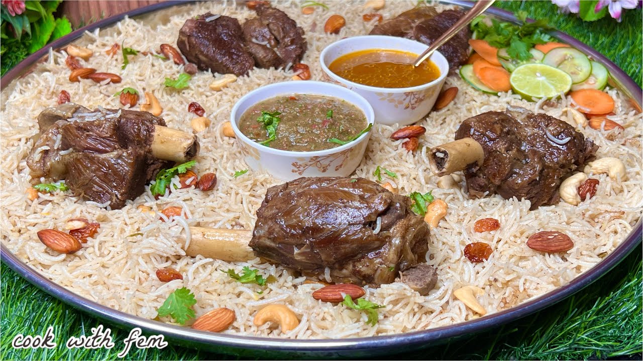 Smokey ARABIC MUTTON MANDI With Mandi Chutney | Easy Mutton Mandi No Oven No Tandoor