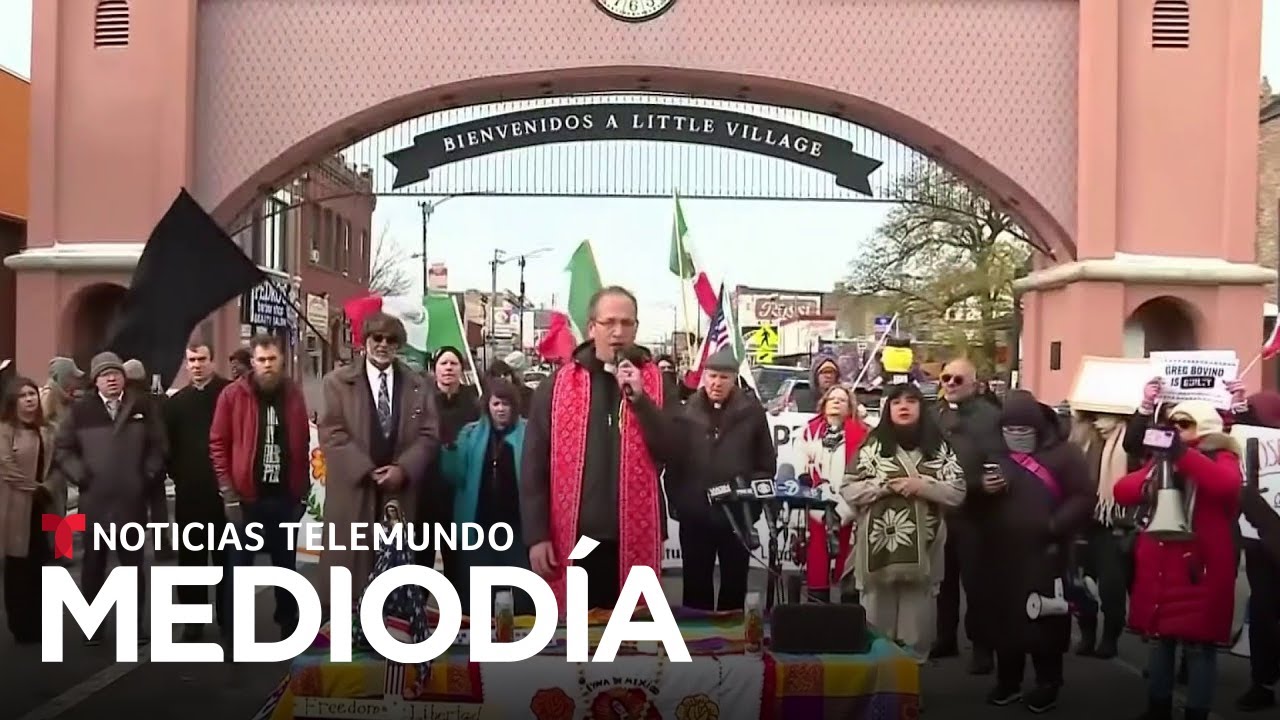 L&iacute;deres religiosos y ciudadanos protestan contra las redadas en Chicago | Noticias Telemundo