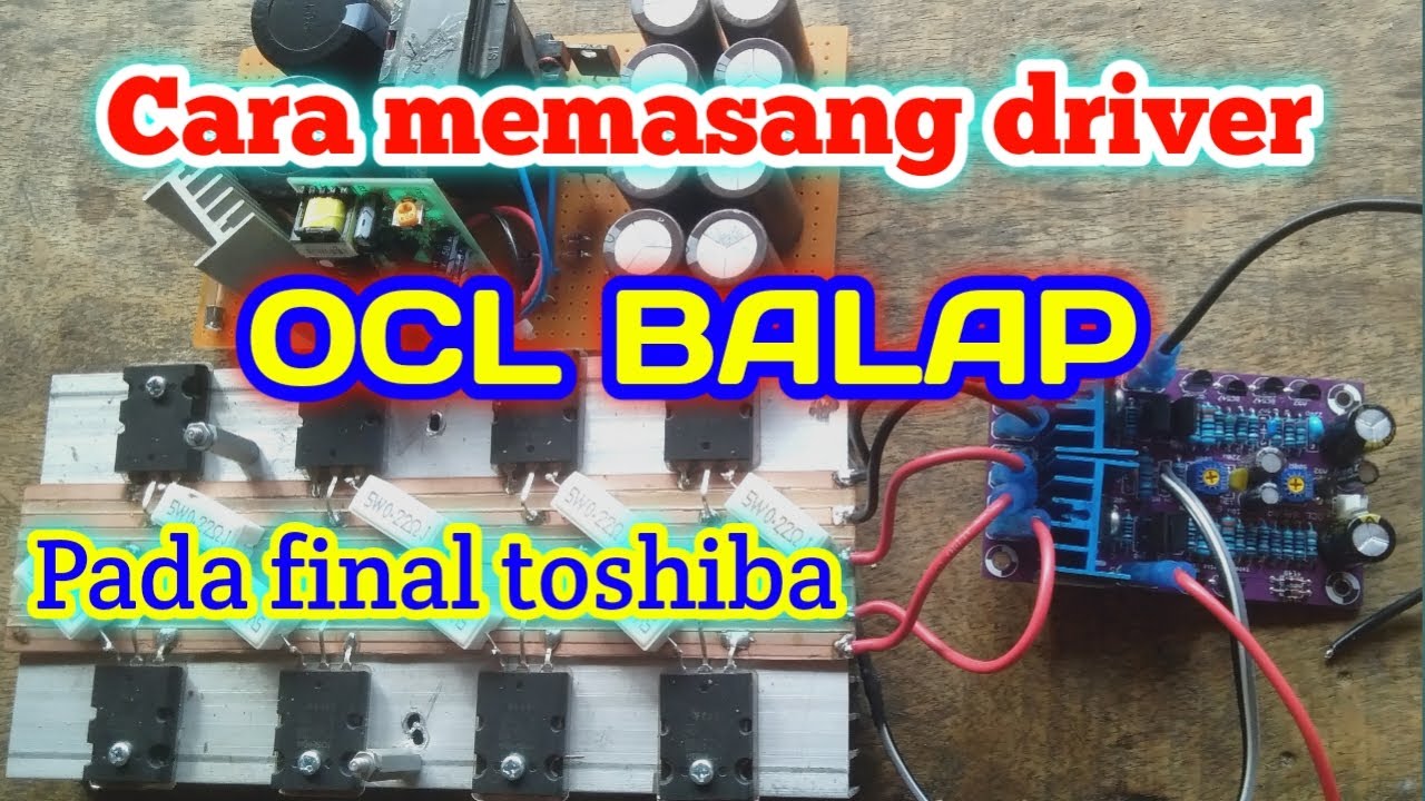 how to install toshiba final on power ocl racing series