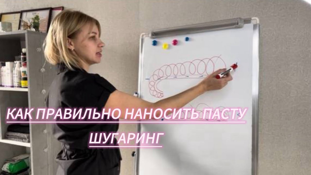 Как наносить пасту для шугаринга.Шугаринг для начинающих.