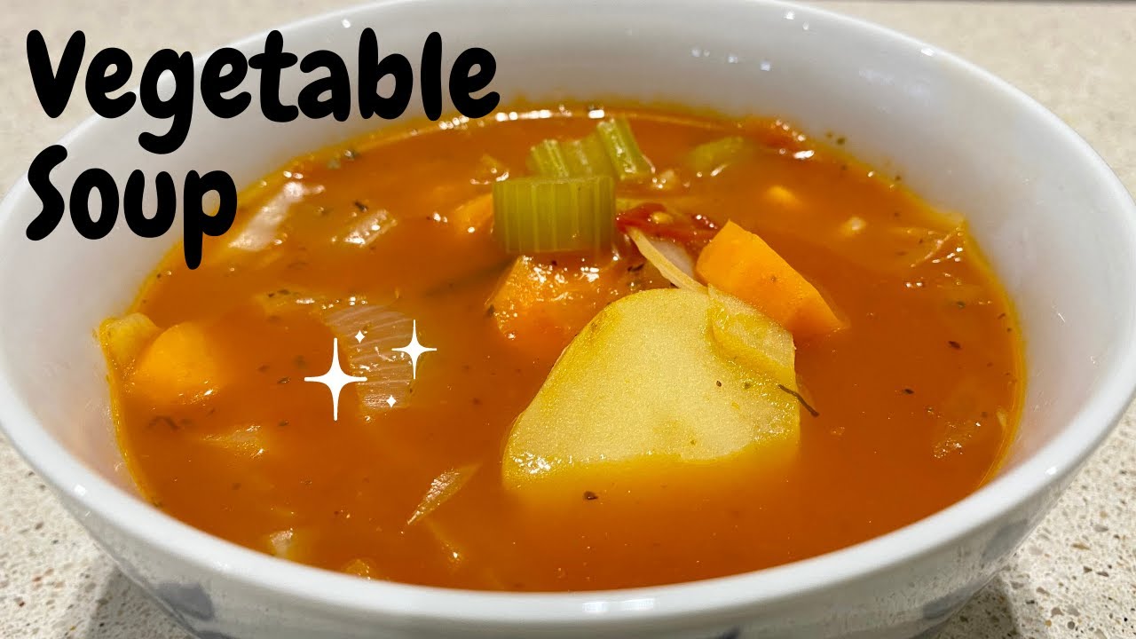 Chunky Vegetable Soup I Vegetable Soup I Soup