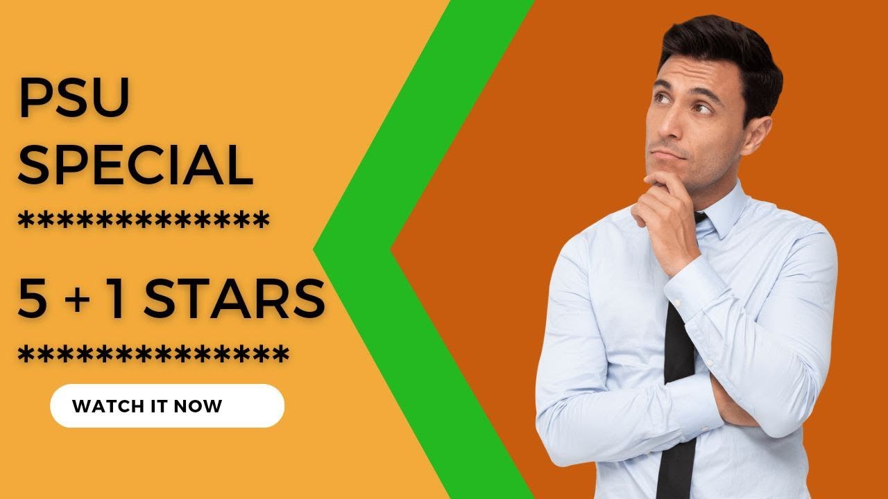5 Star PSU Stocks ready to Run up #psu #multibagger #stockmarket