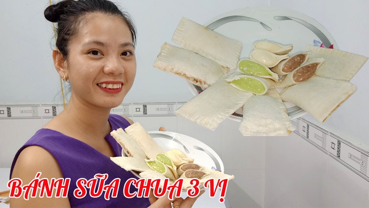 Tự làm bánh sữa chua 3 vị tại nhà cực ngon với phần nhân đẹp mắt mới lạ