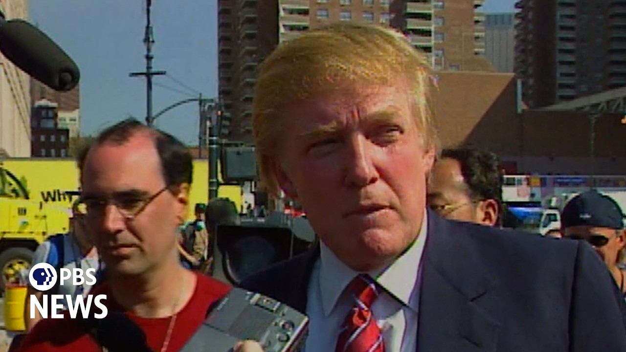 WATCH: What Trump told reporters near Ground Zero in 2001