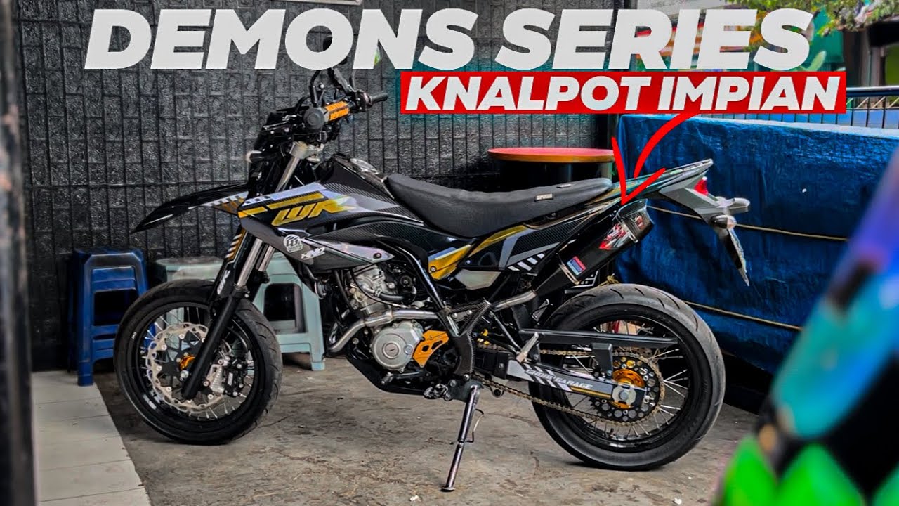Ganti Knalpot di yamaha wr155 || Suara nya enak banget || Salah satu knalpot terbaik di indonesia