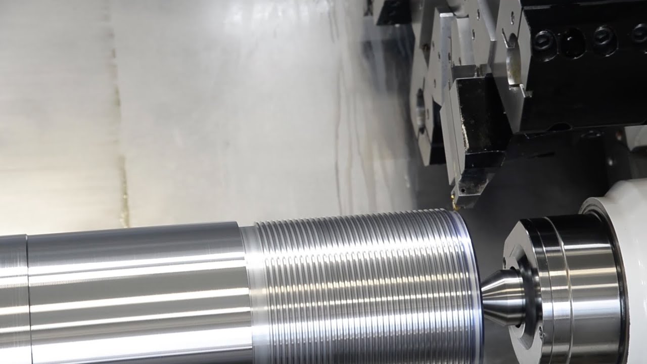 SLANT TURN 550 Thread Speed Override Demonstration