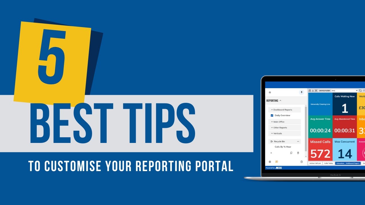 Top 5 Tips to Customise your Reporting Portal