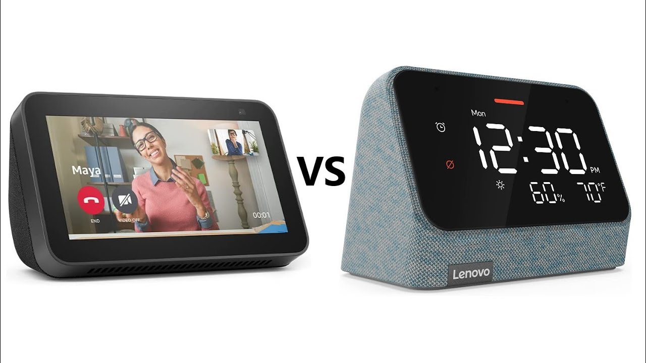 Amazon's Echo Show 5 vs Lenovo Smart Clock
