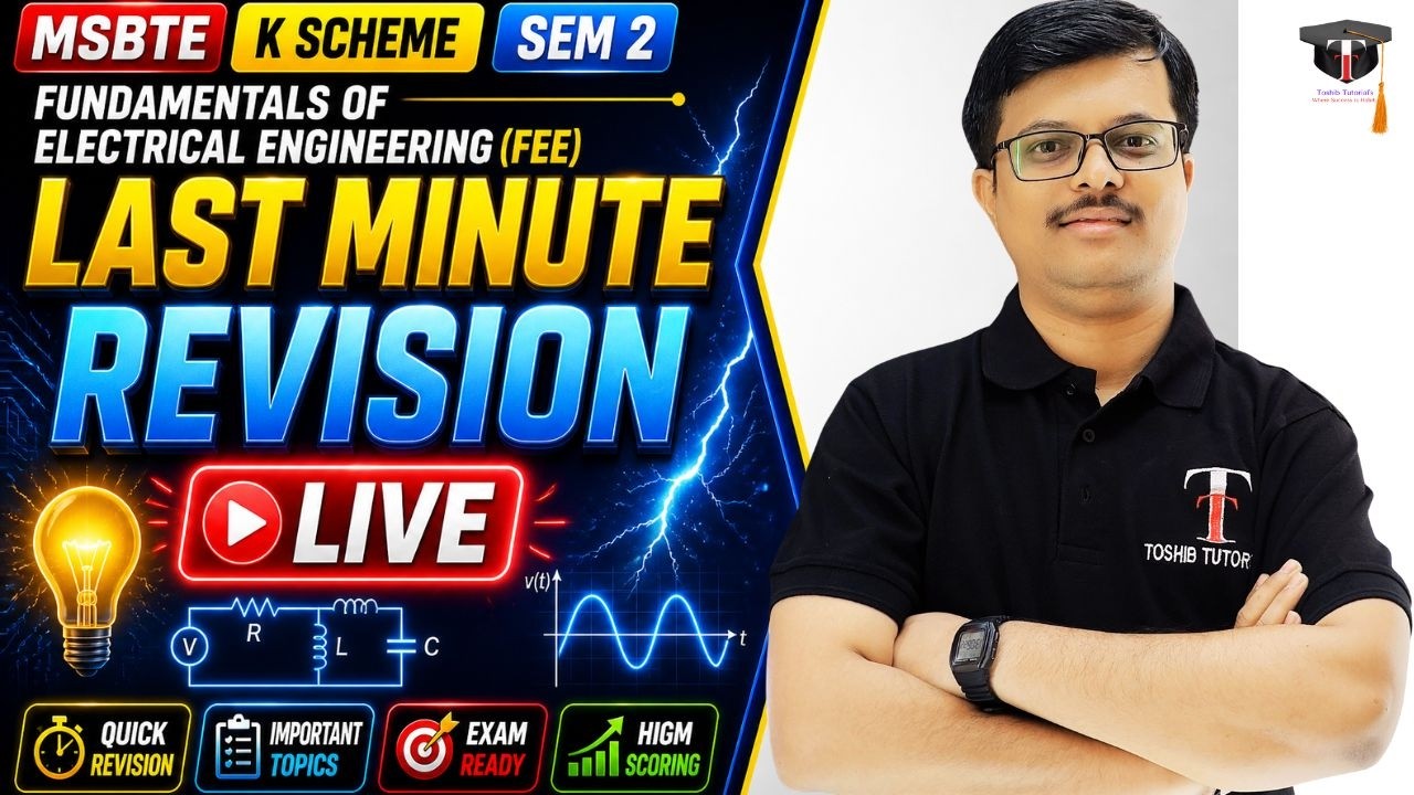 Msbte | Fundamentals of Electrical Engineering | FEE | K-Scheme | Toshib Tutorials