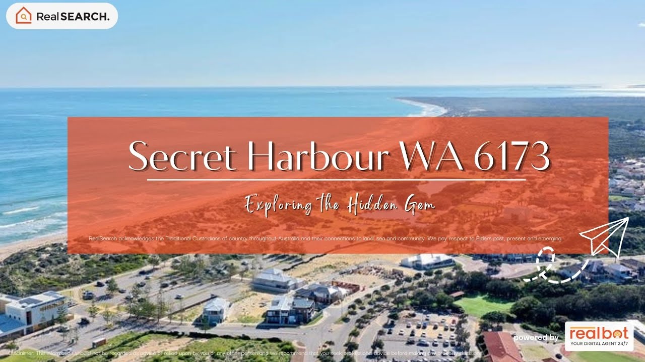 Описание района: Secret Harbour, Западная Австралия — Откройте для себя скрытую жемчужину.