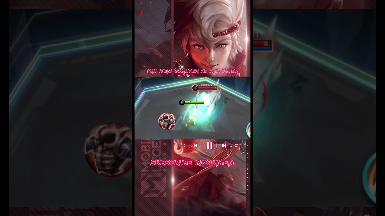 ITEM COUNTER FOR YIN (as a tank/fighter) | #shortsmlbb #gaming #counteritem #yin