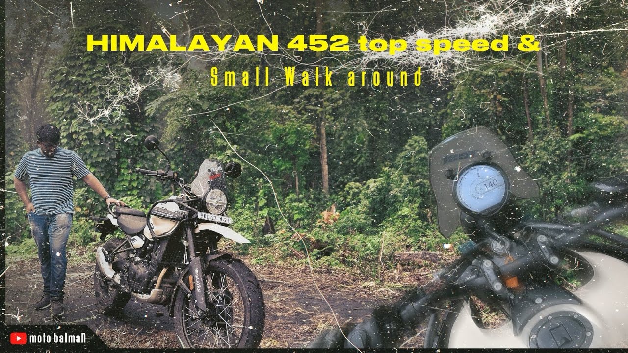 ഇതിന് മാറ്റം ഉണ്ടോ🙄 ? | Himalayan 450 top speed with pillion | Motobatman - Abishek George