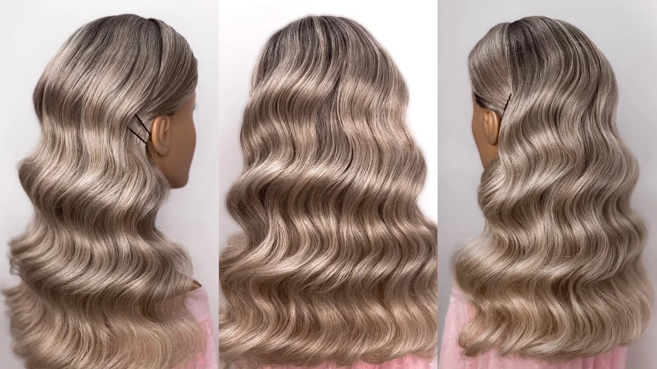 Hollywood wave . Step by step curls tutorial