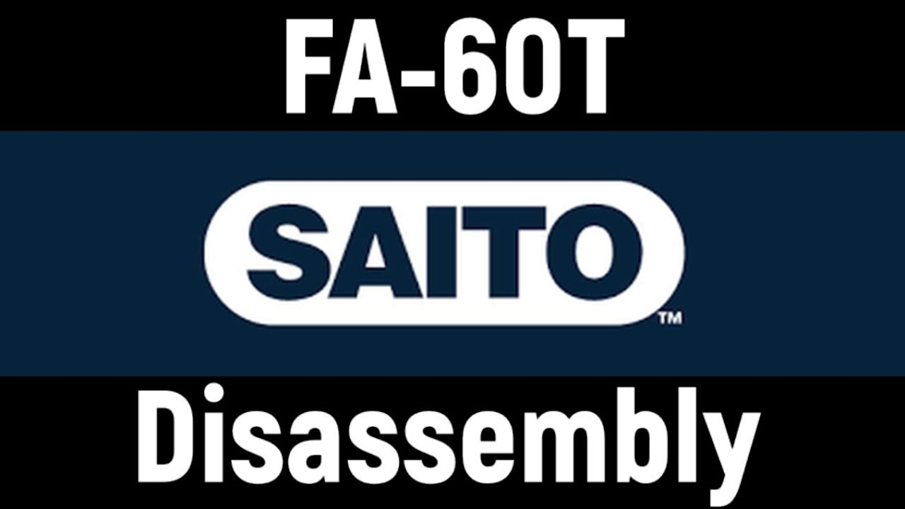 Saito FA-60T Disassembly