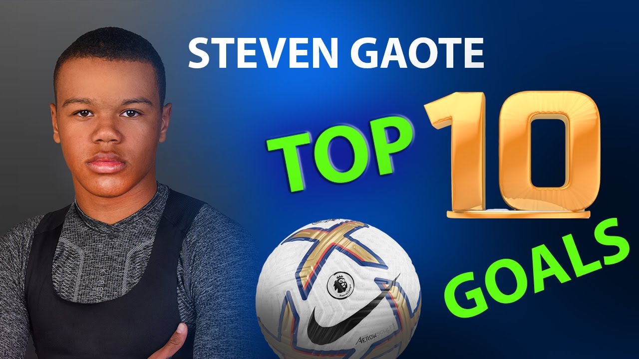 Young soccer player under 15 Steven Gaote - top 10 goals in 2022