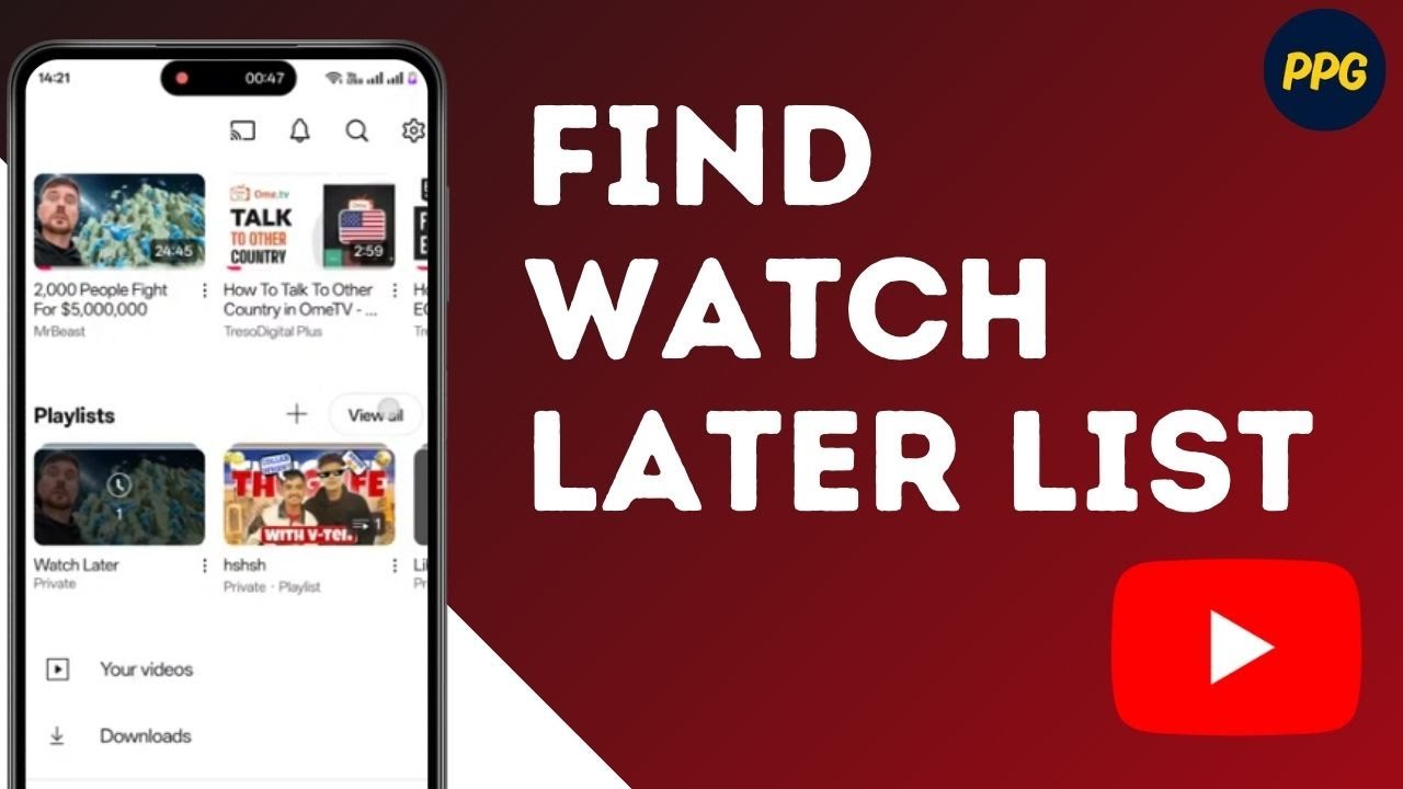 How to find watch later list on YouTube ?