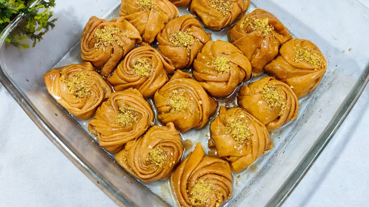NO Oven Baklava With Homemade Phyllo Sheets | Turkish Baklava Recipe | Homemade Baklava Recipe