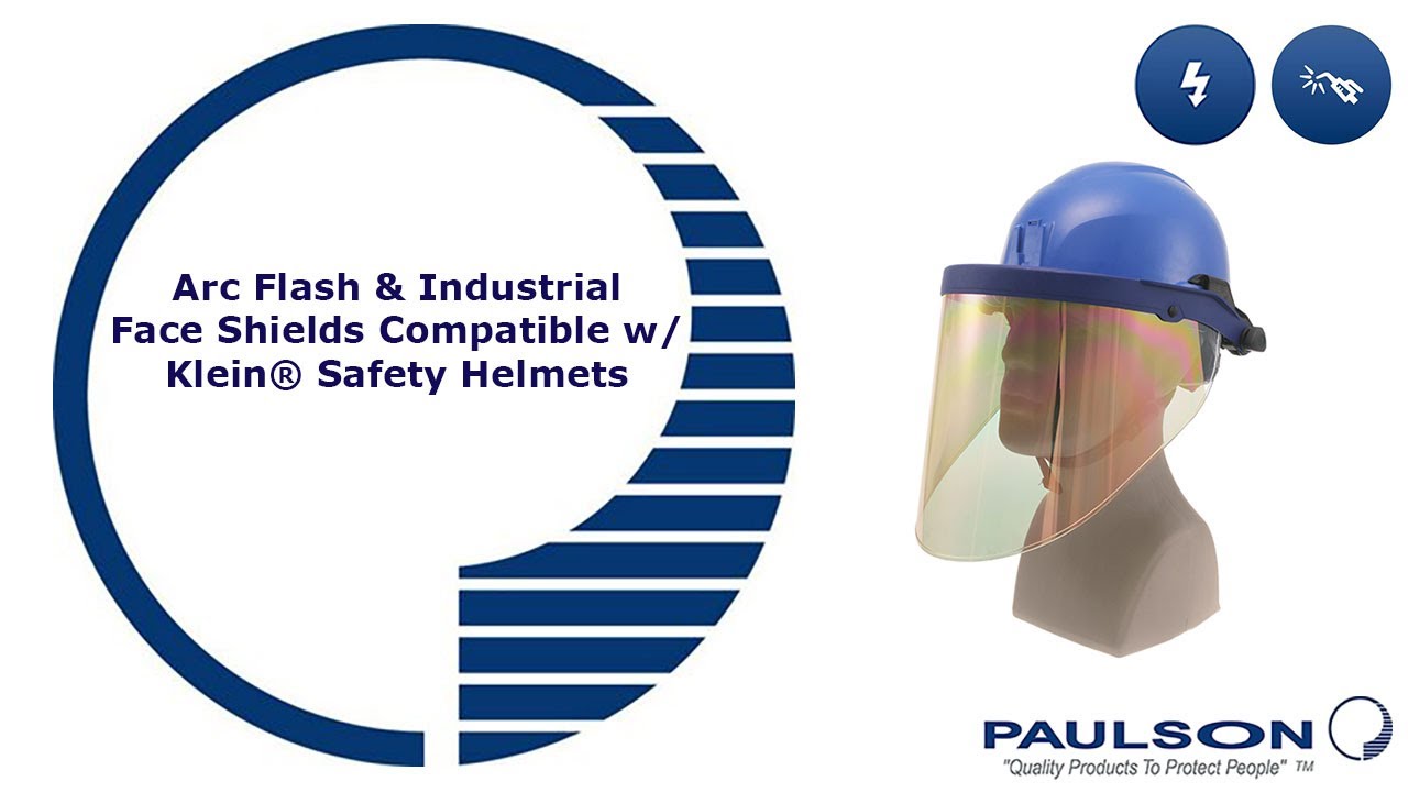Arc Flash & Industrial Face Shields Compatible w/ Klein&reg; Safety Helmets
