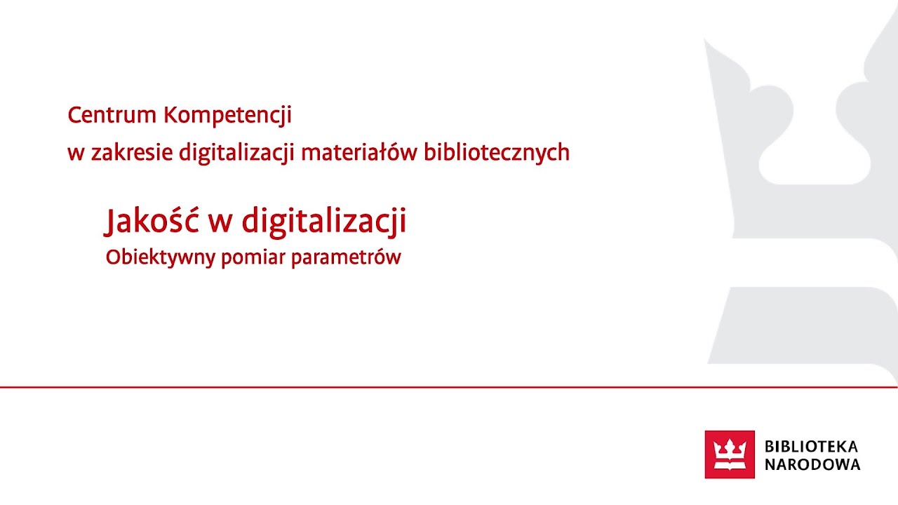 Pomiary parametr&oacute;w digitalizacji (delta E)