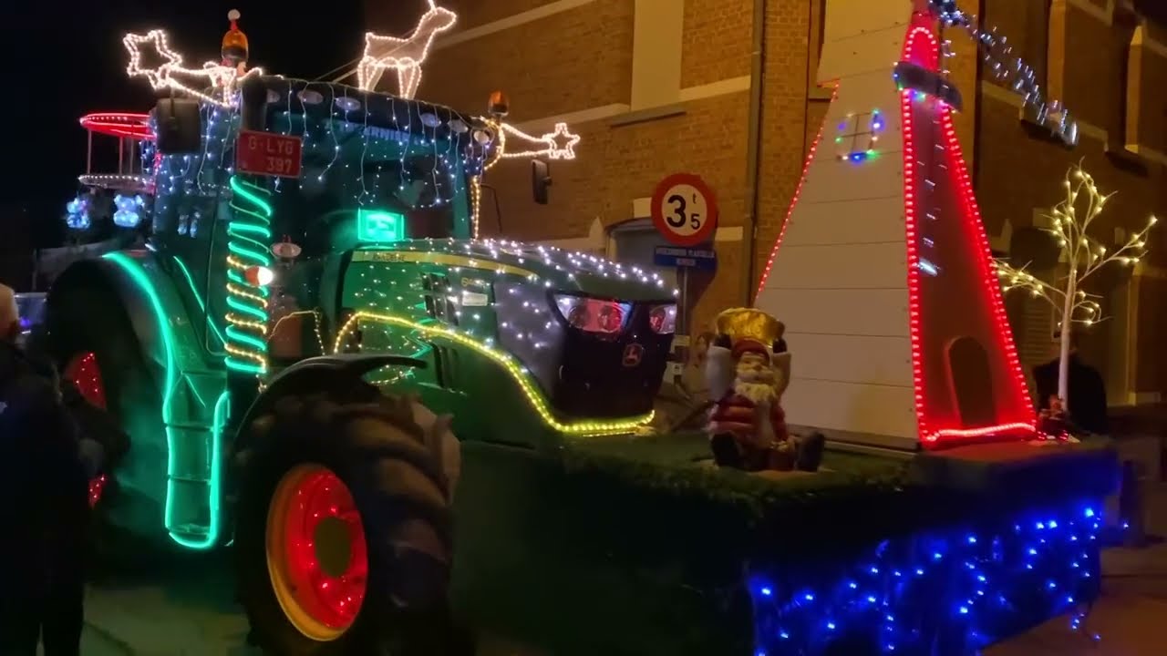 Tractor parade Christmas Lebbeke 2019