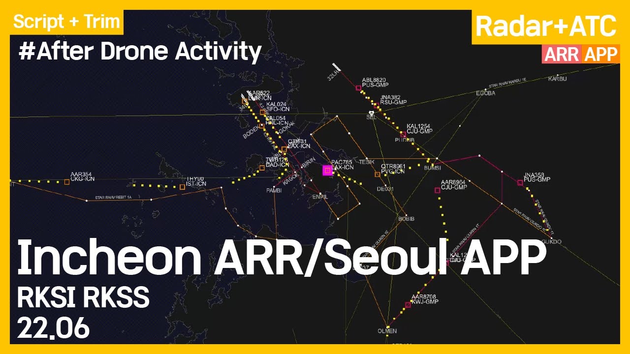 Incheon Arrival, Seoul Approach ATC [RKSI][ICN] 22.06