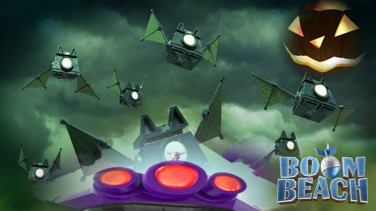 Halloween Mega Crab Push October 2018 Boom Beach stages 1 - ?