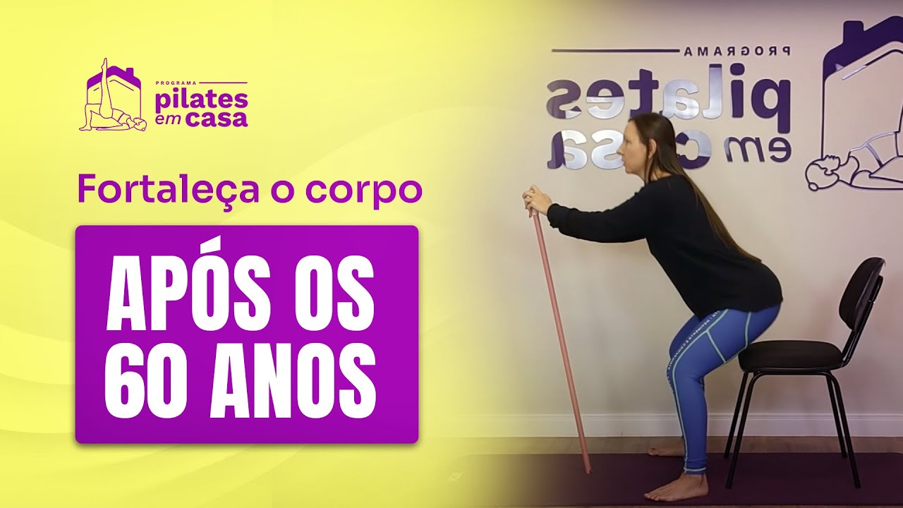Pilates pra Fortalecer o corpo após os 60 anos