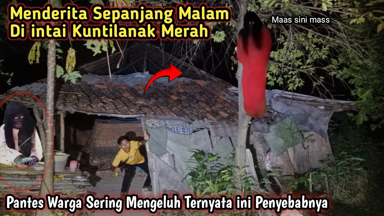 CAMPING HOROR❗ Menderita Dan Meronta - Ronta Di intai Kuntilanak Merah Di Pondok Angker Sampe Lemes