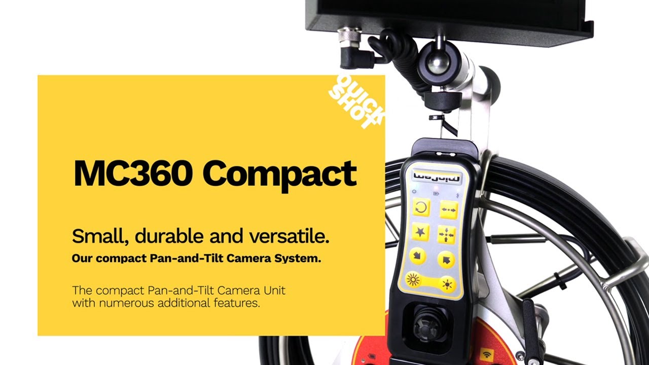 MC360 Compact | Small, durable and versatile - Our compact Pan-and-Tilt Camera System