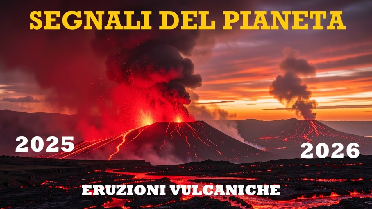 ERUZIONI VULCANICHE COMPILATION - Nel 2025/2026 sempre più frequenti! #eruzione #vulcano #mondo