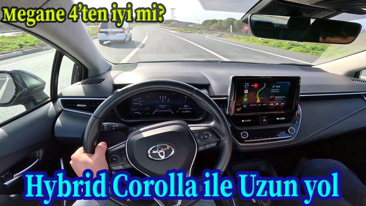 Toyota Corolla Hybrid ile uzun yolda yakıt testi | Pov Test Sürüşü | Megane 4'ten iyi mi ?