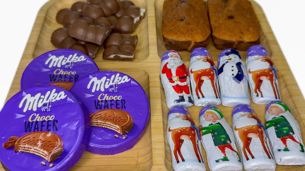 Filling platter with Milka sweets ~ Satisfying ASMR ~Viral