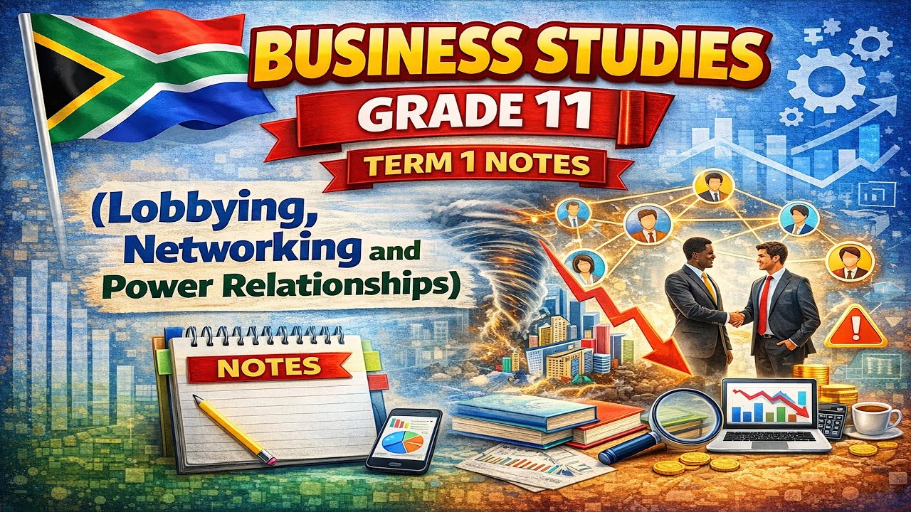 Business Studies Grade 11 Lobbing, networking and power relationships term 1 notes