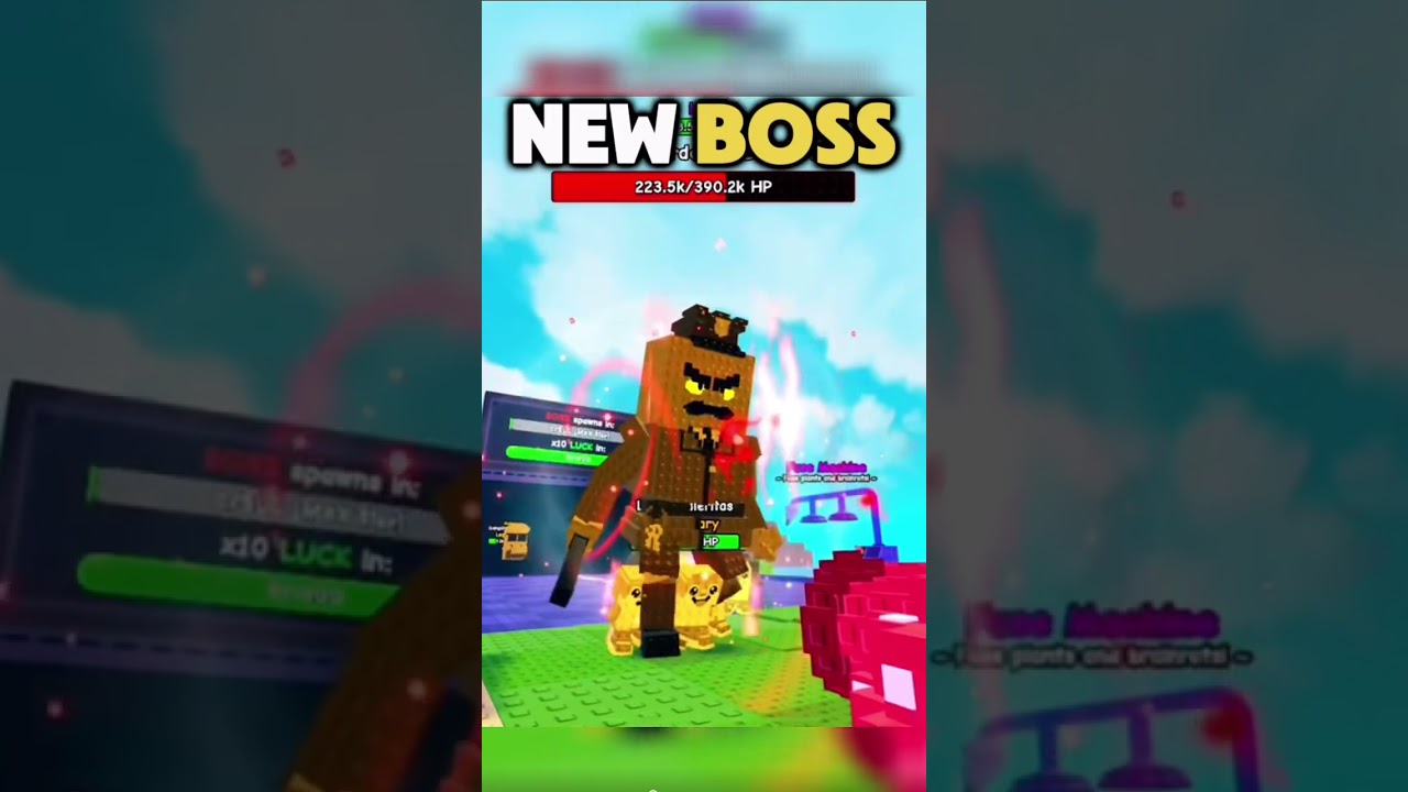 NEW BOSS🔥 #new #boss #bosses #prisonevent #brainrot #brainrots #upd #roblox #plantsvsbrainrots #pvb