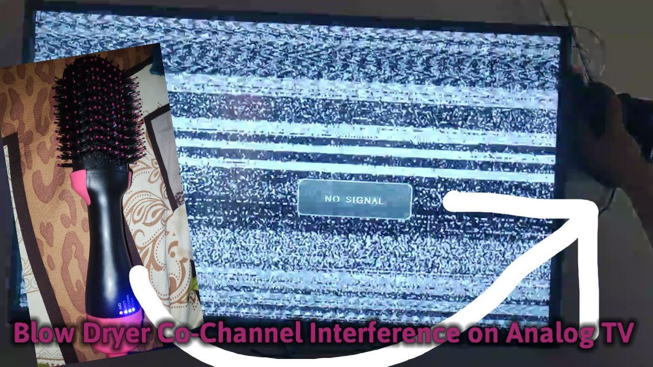 Hair Blow Dryer Interference on AM and FM radio / Analog TV