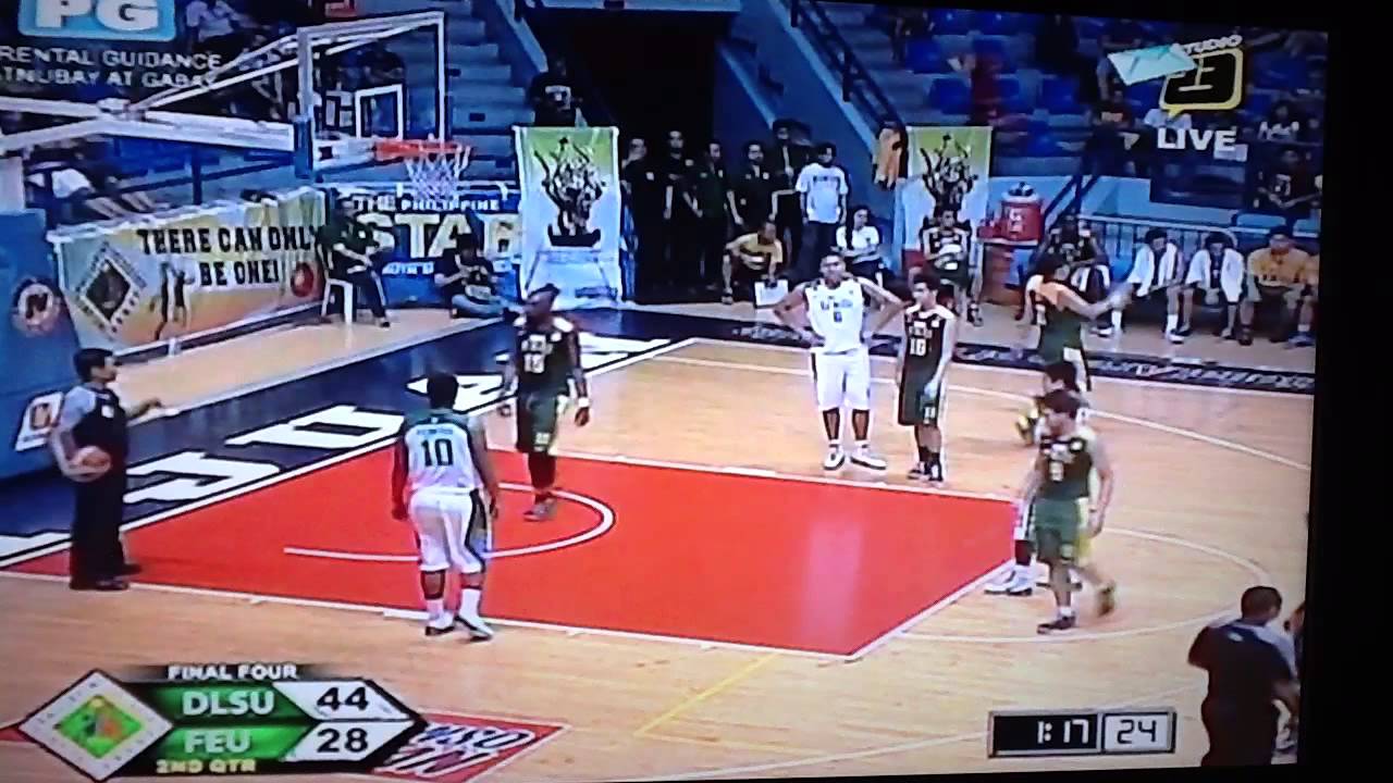 JERON TENG free throw dlsu vs feu pccl2013