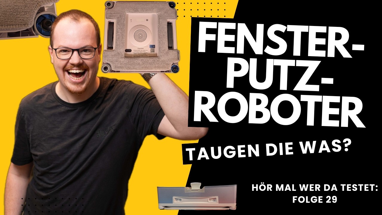 Sinnvolle Alltagshilfe oder teures Spielzeug? Wir schauen uns Fensterputzroboter an