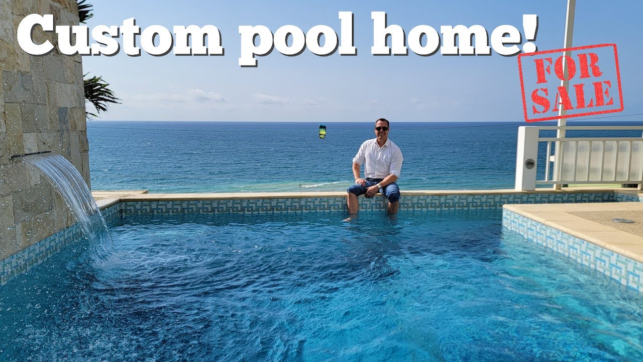 Custom pool home for sale - Manta Ecuador - Ecuador Shores Realty