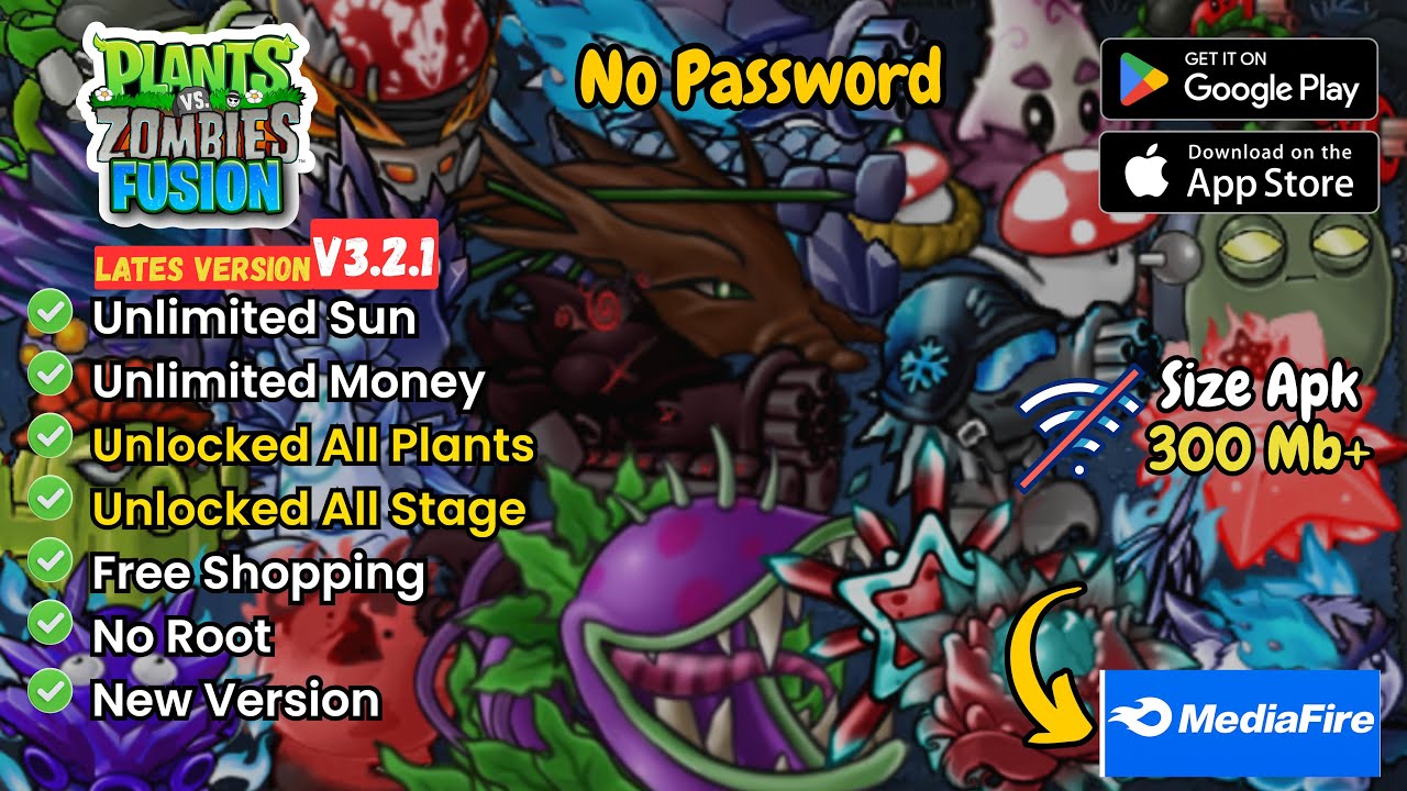 PVZ Fusion MOD APK Unlimited Sun & Fusion Plants!