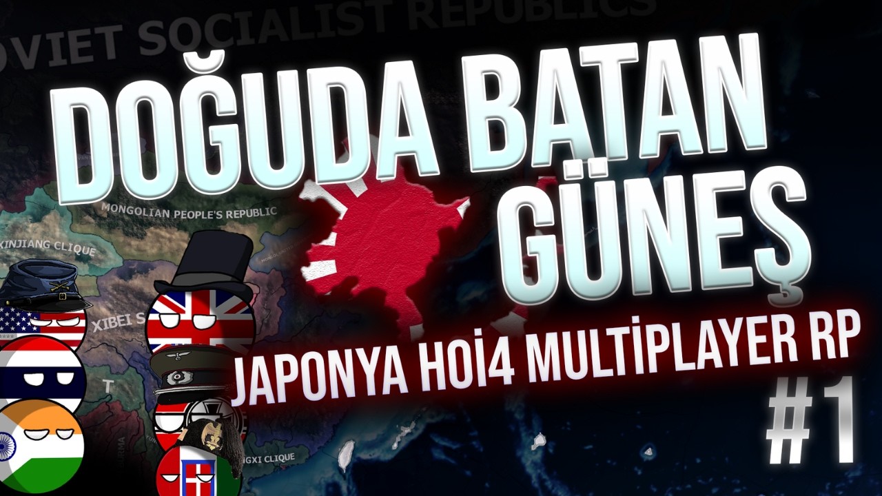 KAYNAKLARIMA EL KOYDULAR | Hearts of Iron 4 - MULTIPLAYER | JAPONYA #1