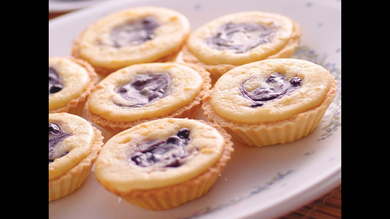 Blueberry Cheese Tartlets  #Baking Series # 6_R3 “Cheesy Temptations”