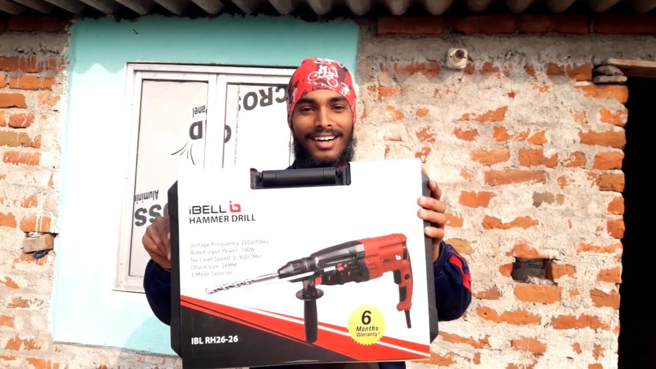 Unboxing IBell Hammer Drill Machine | Made in Indian | IBell Drill Machine | Drill Machine | Uttam