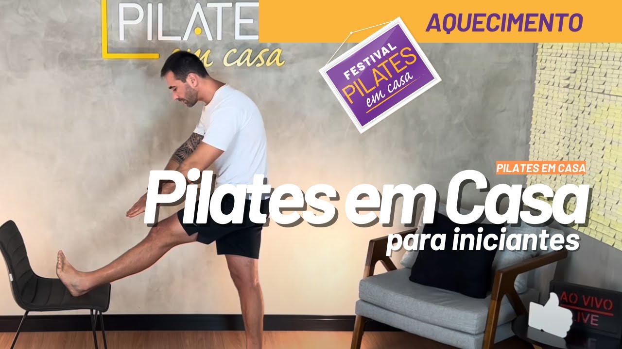 Pilates em Casa para INICIANTES | Prof. Dr. Renan Pozzi