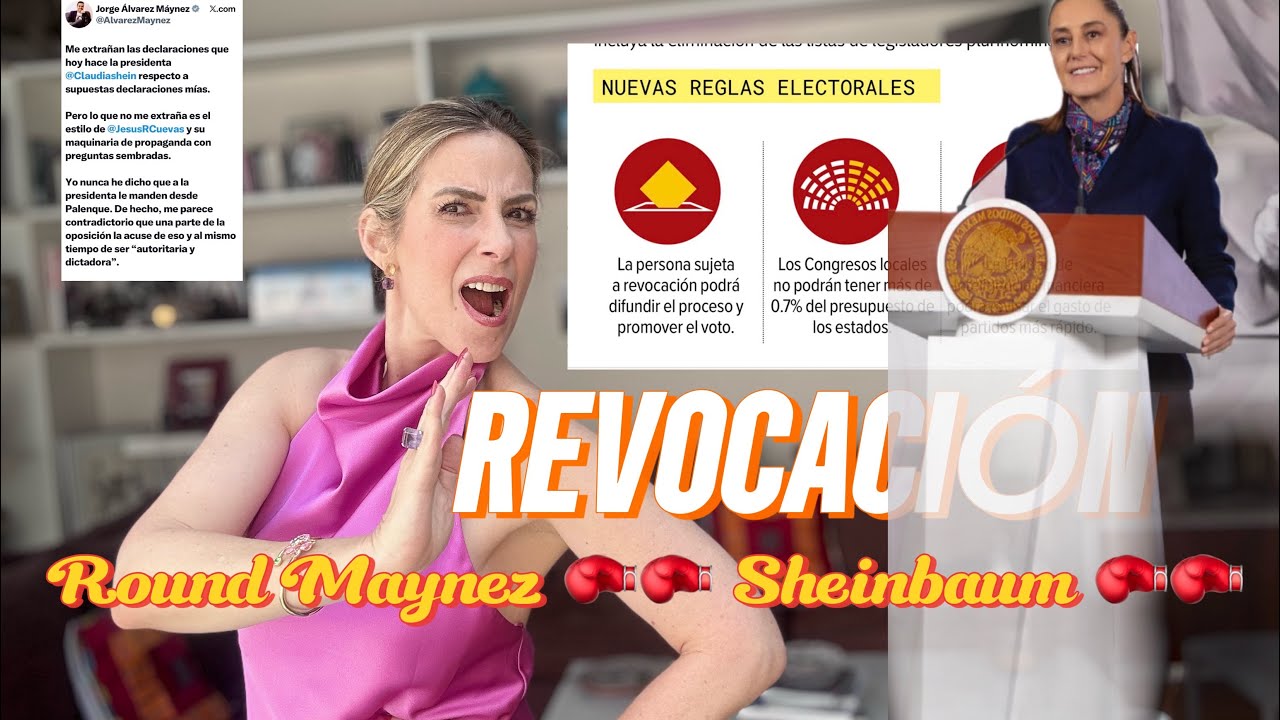 PlanB Revocación ¿PROVOCACIÓN/ EQUIVOCACIÓN O SOLUCIÓN? Sheinbaum: Maynez machista el responde. 