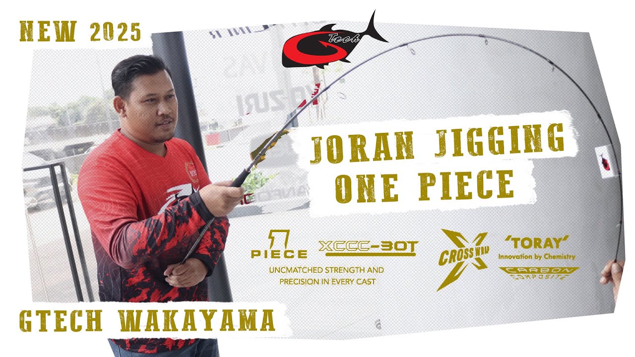 Joran Jigging GTech Wakayama | Lebih Kuat & Nyaman